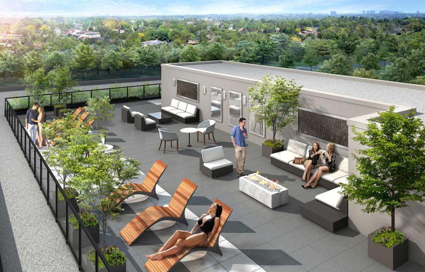 Spacious Rooftop Terrace offers sophisticated serenity coupled with mesmerizing views
