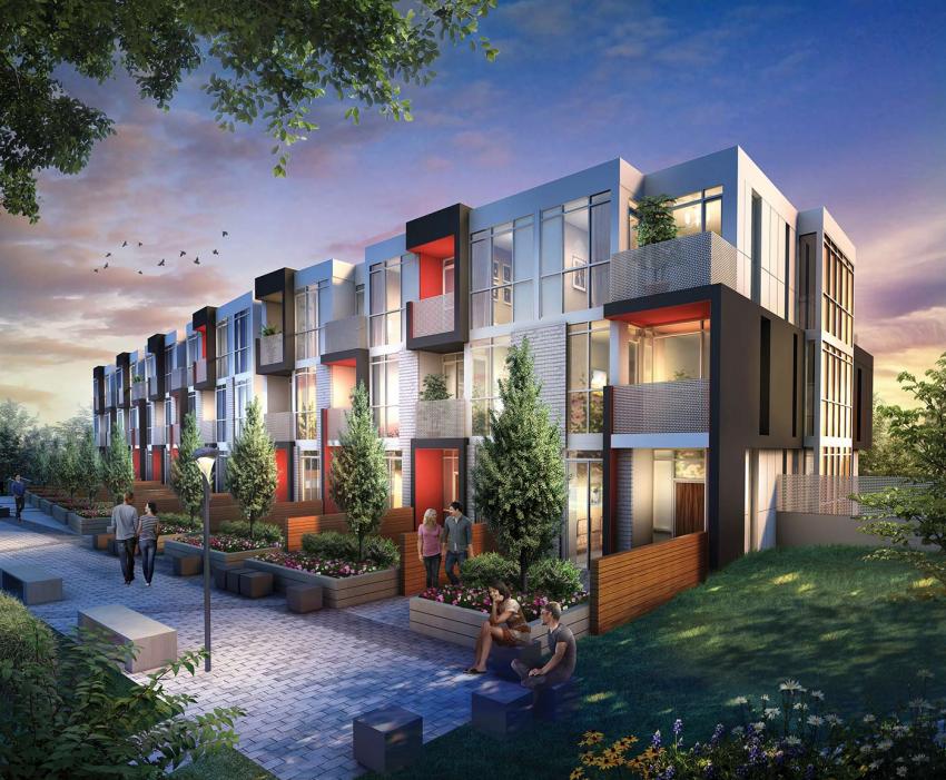 Two-storey townhomes offers the flexibility of condo living allowing you to lock up and  be on your way