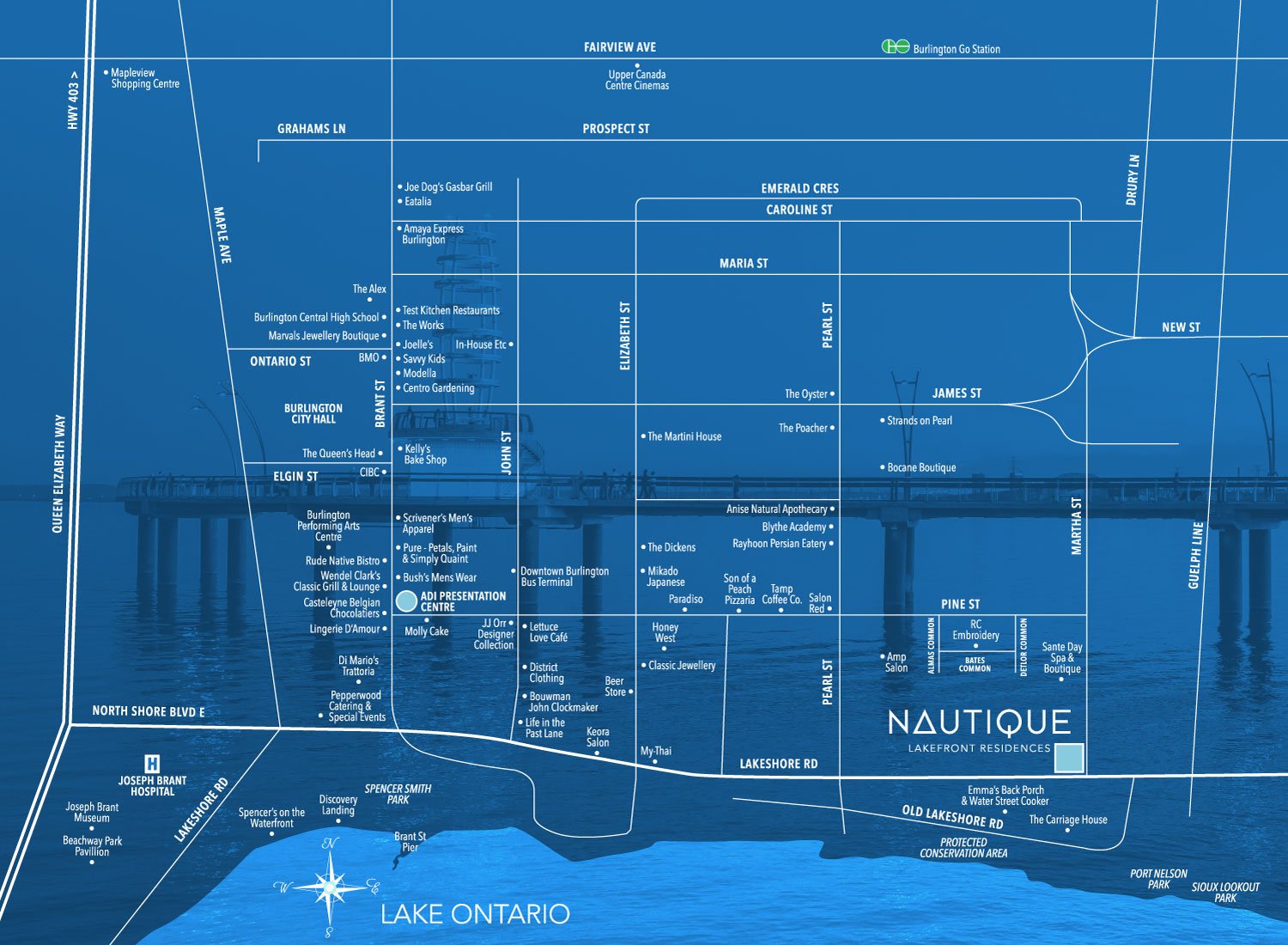 Nautique Lakefront Residences Neighbourhood Map